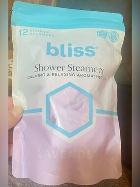 bliss  Lavender Calming & Relaxing Aromatherapy Shower Steamers